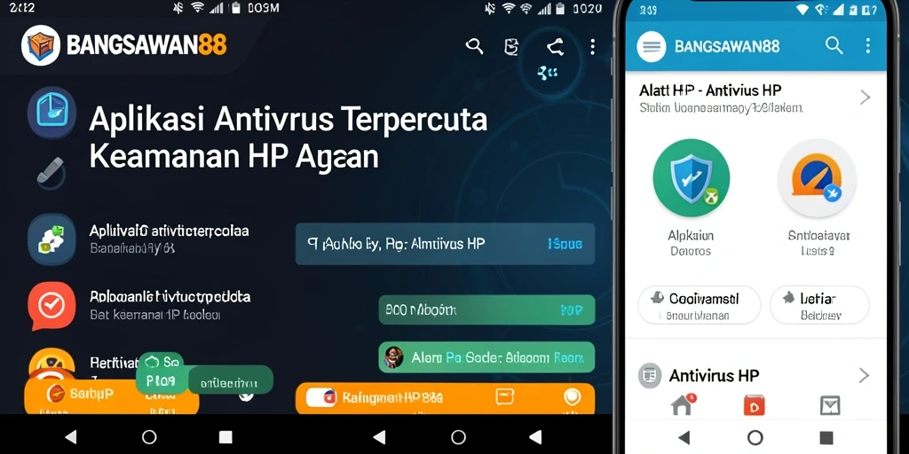 Antarmuka BANGSAWAN88 yang sederhana dan fungsional untuk Antivirus HP.