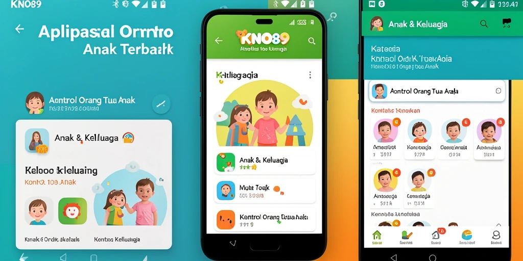 Antarmuka KNO89 yang intuitif dan ramah pengguna untuk kontrol orang tua.