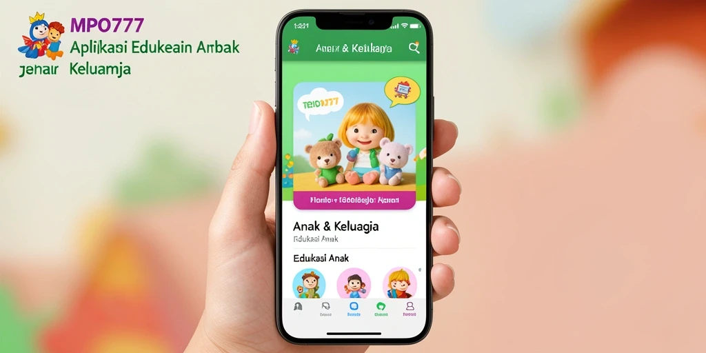 Tampilan antarmuka aplikasi MPO777 yang menarik untuk anak.