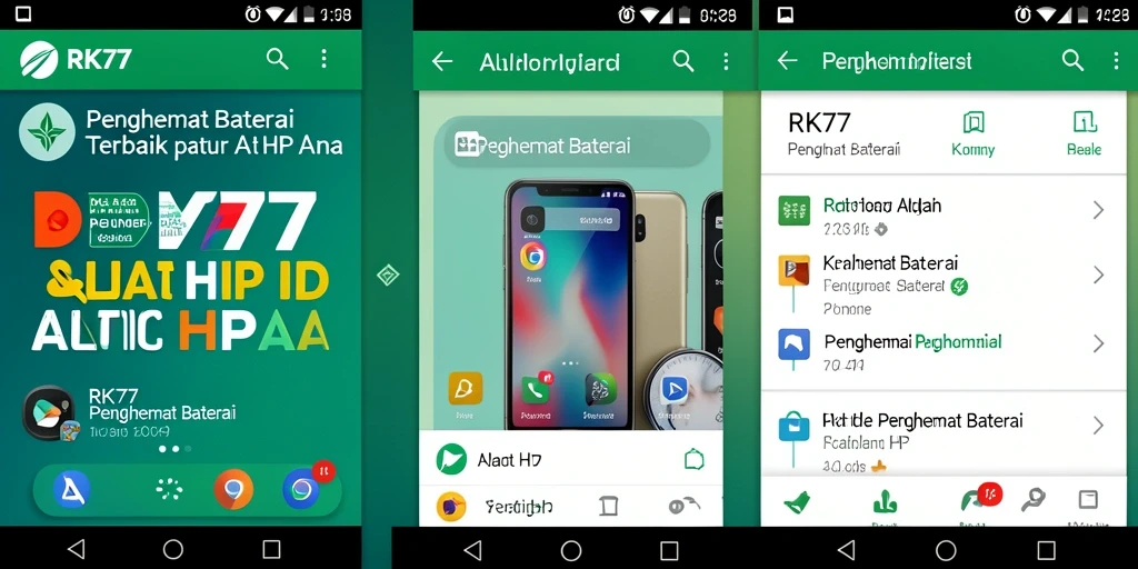 Tampilan antarmuka RK77 yang sederhana dan mudah digunakan.